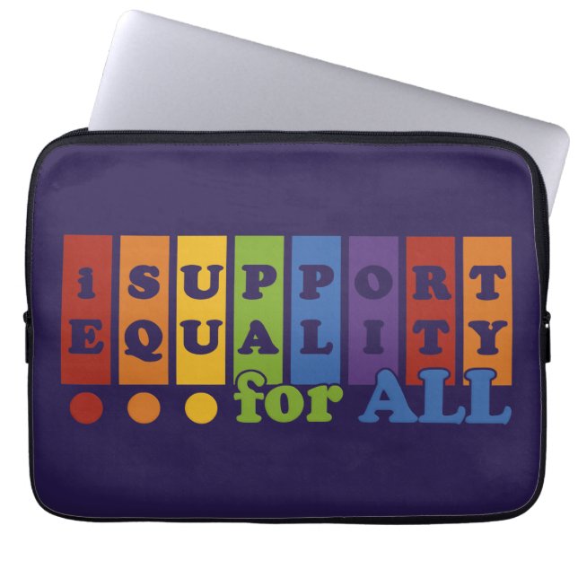Equal Rights laptop sleeves (Front)