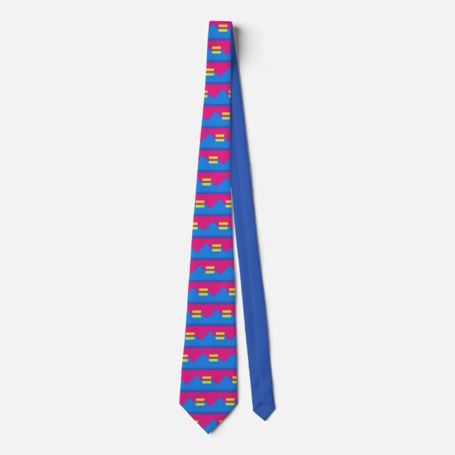 Equal Rights Logo, Impressionist's Style Tie (Front)