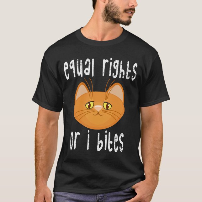 Equal Rights or I Bites T-Shirt (Front)