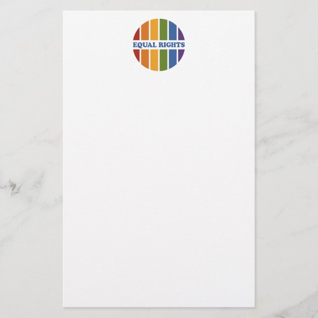 Equal Rights stationary Stationery (Front)
