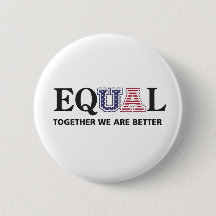 Equal UA 4th of July Button