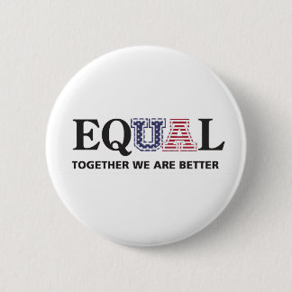 Equal UA 4th of July Button