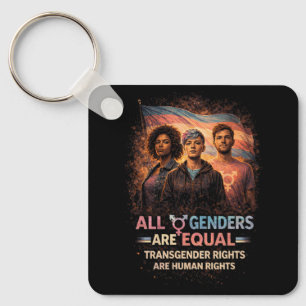 Equal Under Every Flag Keychain