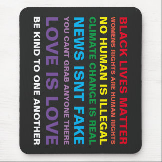 equality  black lives matter pride mouse pad