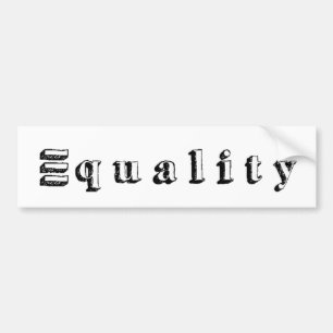 equality bumper sticker