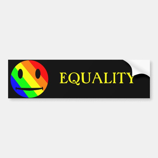 EQUALITY Bumper Sticker (Front)
