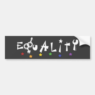 Equality Drk Bumper Sticker