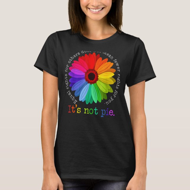 Equality Equal Rights For Others It's Not Pie Dais T-Shirt (Front)