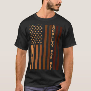 Equality For All Black History Month Women Men Pri T-Shirt