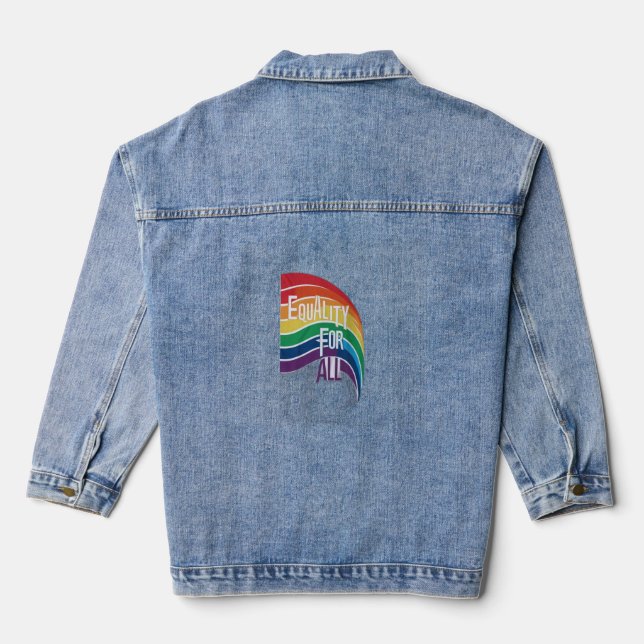 Equality for All Denim Jacket (Back)