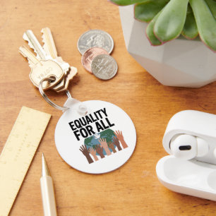 Equality For All – Human Rights Day 2025 Keychain