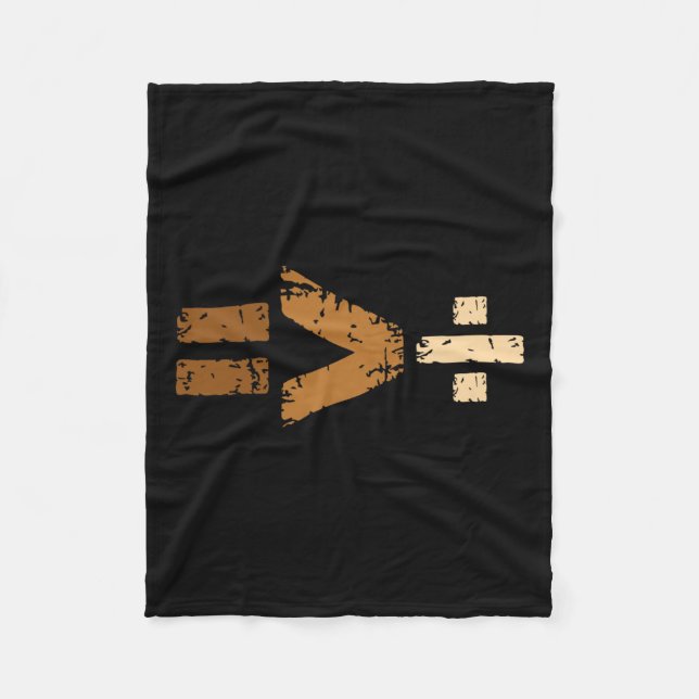 Equality Greater Than Division Equal Rights Math S Fleece Blanket (Front)