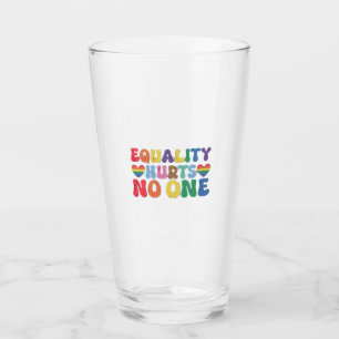 Equality Hurts No One LGBT Human Right Glass