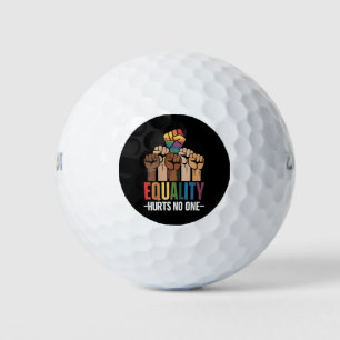 Equality Hurts No One LGBTQ Pride Human Rights Golf Balls