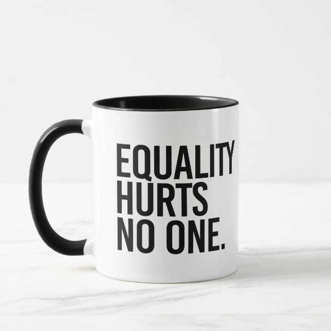 Equality hurts no one mug (Left)