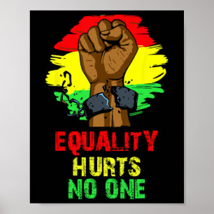 Equality Hurts Nobody Black History Month Juneteen Poster