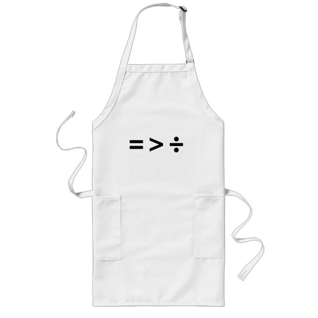 EQUALITY IS GREATER THAN DI LONG APRON (Front)