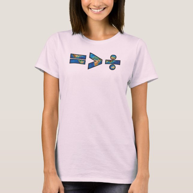 Equality is Greater than Division T-Shirt (Front)