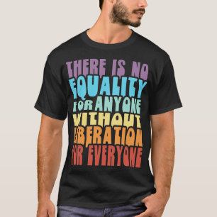 Equality Liberation for Everyone Rainbow T-Shirt