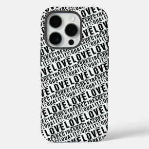 Equality Love and Respect Pride Month iPhone 16 Pro Case