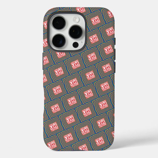 Equality Love and Respect Pride Month Case-Mate iPhone Case (Back)
