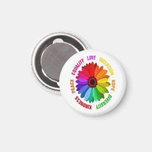 Equality Love Inclusion Hope Diversity Kindness Magnet