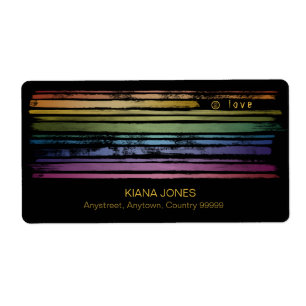 Equality Love Rainbow Brush Strokes LGBTQ ID656
