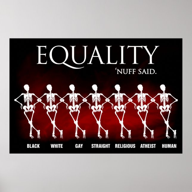 Equality. 'Nuff said. Poster (Front)