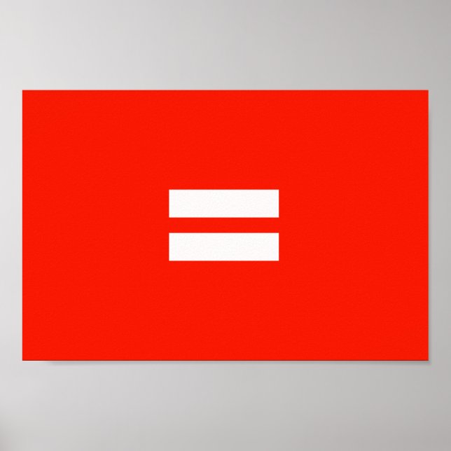 Equality Pride Flag Poster (Front)