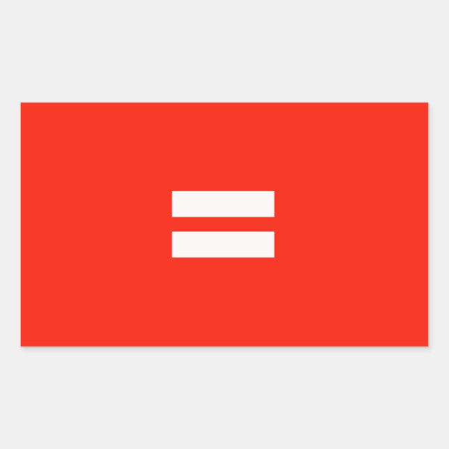 Equality Pride Flag Sticker (Front)