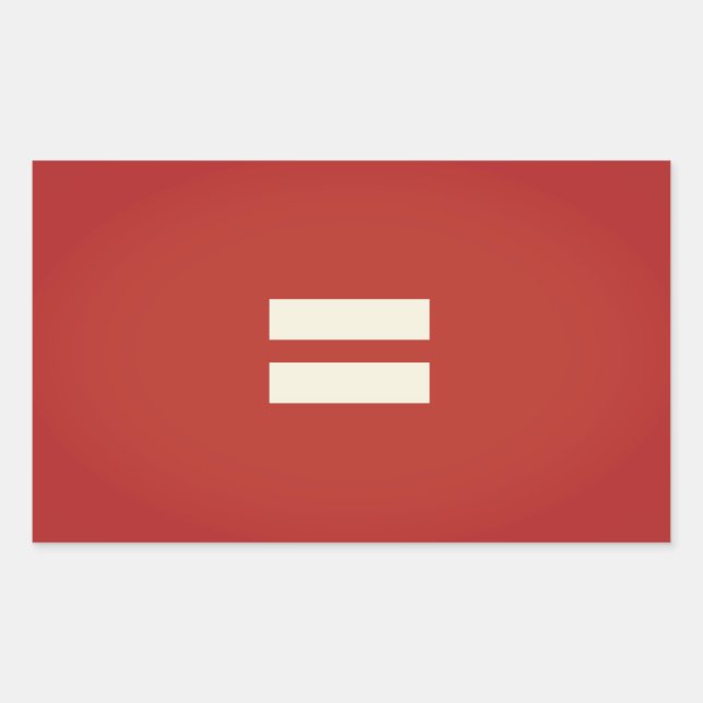 Equality Pride Flag Sticker (Front)