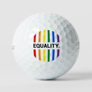 Equality Pride Rainbow Golf Balls