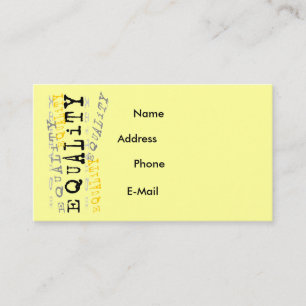 Equality Profile Card
