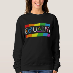 Equality Rainbow Flag Gay Homosexual Lesbian Lgbtq Sweatshirt
