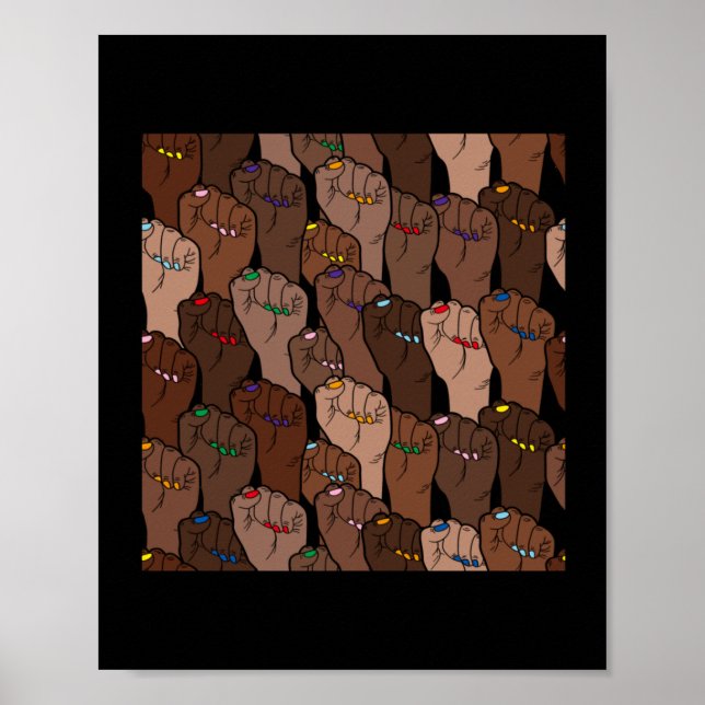 Equality Rights Sticker  Poster (Front)