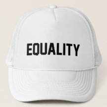 Equality Trucker Baseball Hat for Men and Women