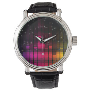 Equalizer Disco Lights Music Volume Watch