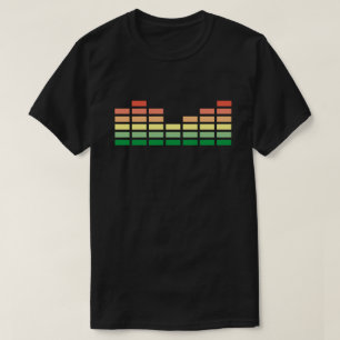 Equalizer DJ Music Dance Club Editable Funny Color T-Shirt