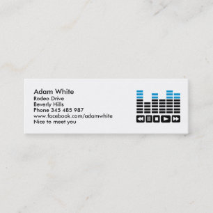 Equalizer Mini Business Card