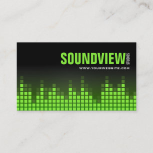 Equalizer Sound Bars Business Card