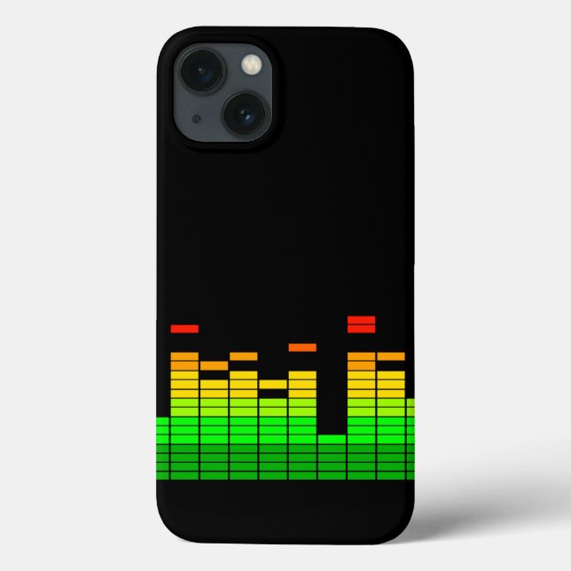 Equalizer Vibes from the Beat of DJ Music Case-Mate iPhone Case (Back)