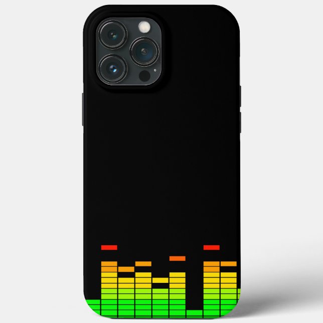 Equalizer Vibes from the Beat of DJ Music Case-Mate iPhone Case (Back)