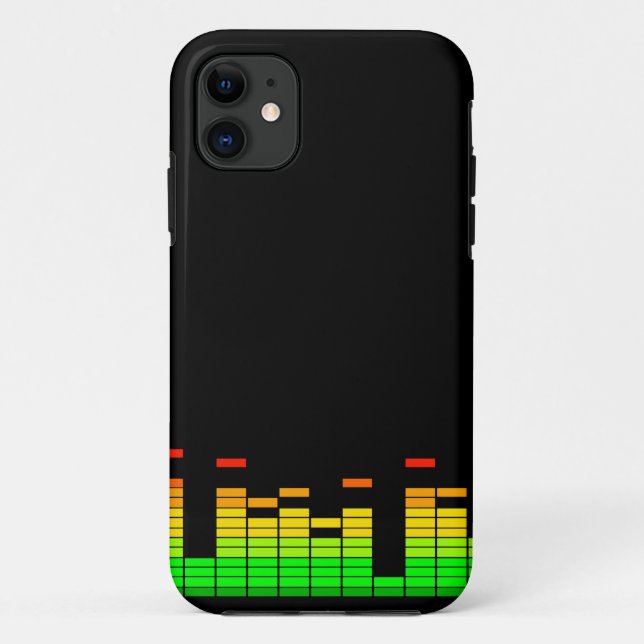 Equalizer Vibes from the Beat of DJ Music Case-Mate iPhone Case (Back)