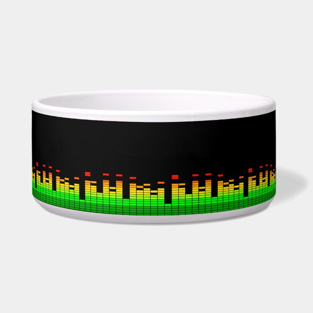 Equalizer Vibes from the Beat of DJ Music decor (Front)