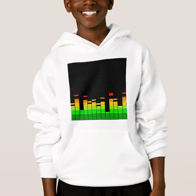 Equalizer Vibes from the Beat of DJ Music decor (Devant)