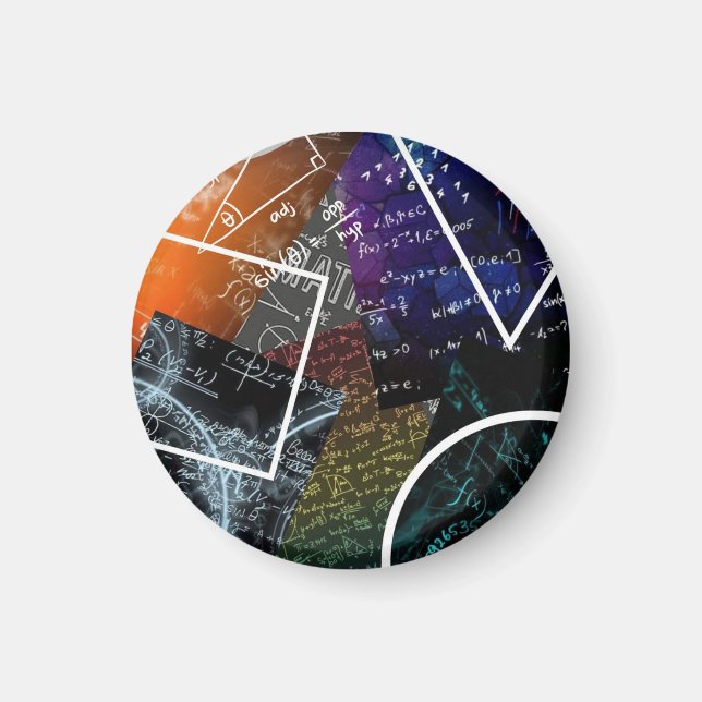 Equation Burst: Math Art Magnet (Front)
