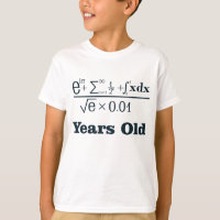 Equation Humour: I'm [equation] Years Old"