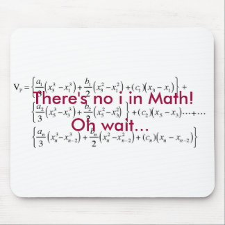 equation, There's no i in Math!, Oh wait... Mouse Pad