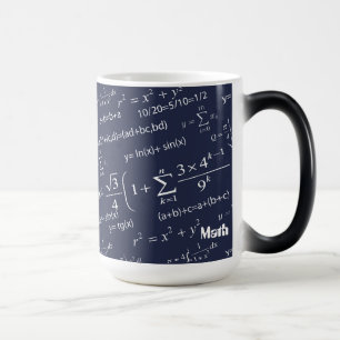 Equations for Math Teachers & Students With Name Magic Mug