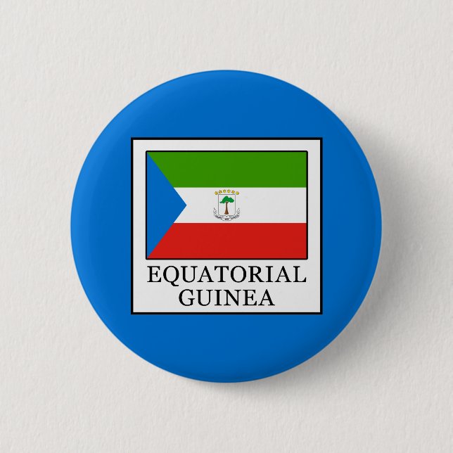 Equatorial Guinea 2 Inch Round Button (Front)